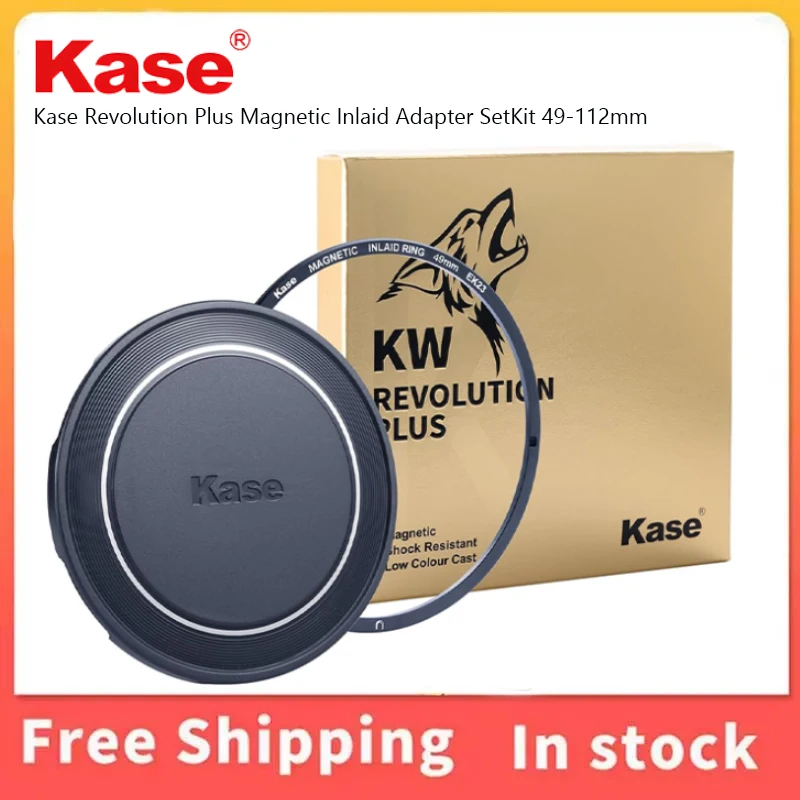 Universal Lens Adapter Kit Kase Revolution Plus 49-112mm Magnetic Inlaid Ring For Camera Magnetic Filter System