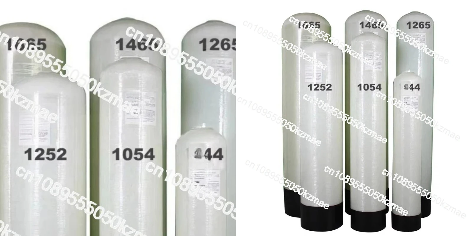 Complete Backwash Filter Media & Softener FRP Tanks | Automatic Control Valve Water Treatment Dispenser for Plants