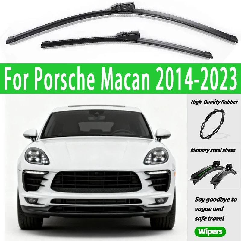 

2pcs Front Windshield Wiper Blades Windscreen Wipers For Porsche Macan 2014-2023 2015 2016 2017 2018 2019 2020 2021 2022