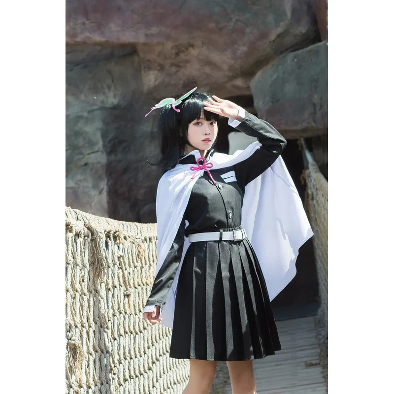 أزياء أنيمي الشيطان القاتل تسويوري كاناو التأثيرية كيميتسو نو يابا الشيطان هنتر الكبار الأطفال حفلة كيمونو زي الهالوين