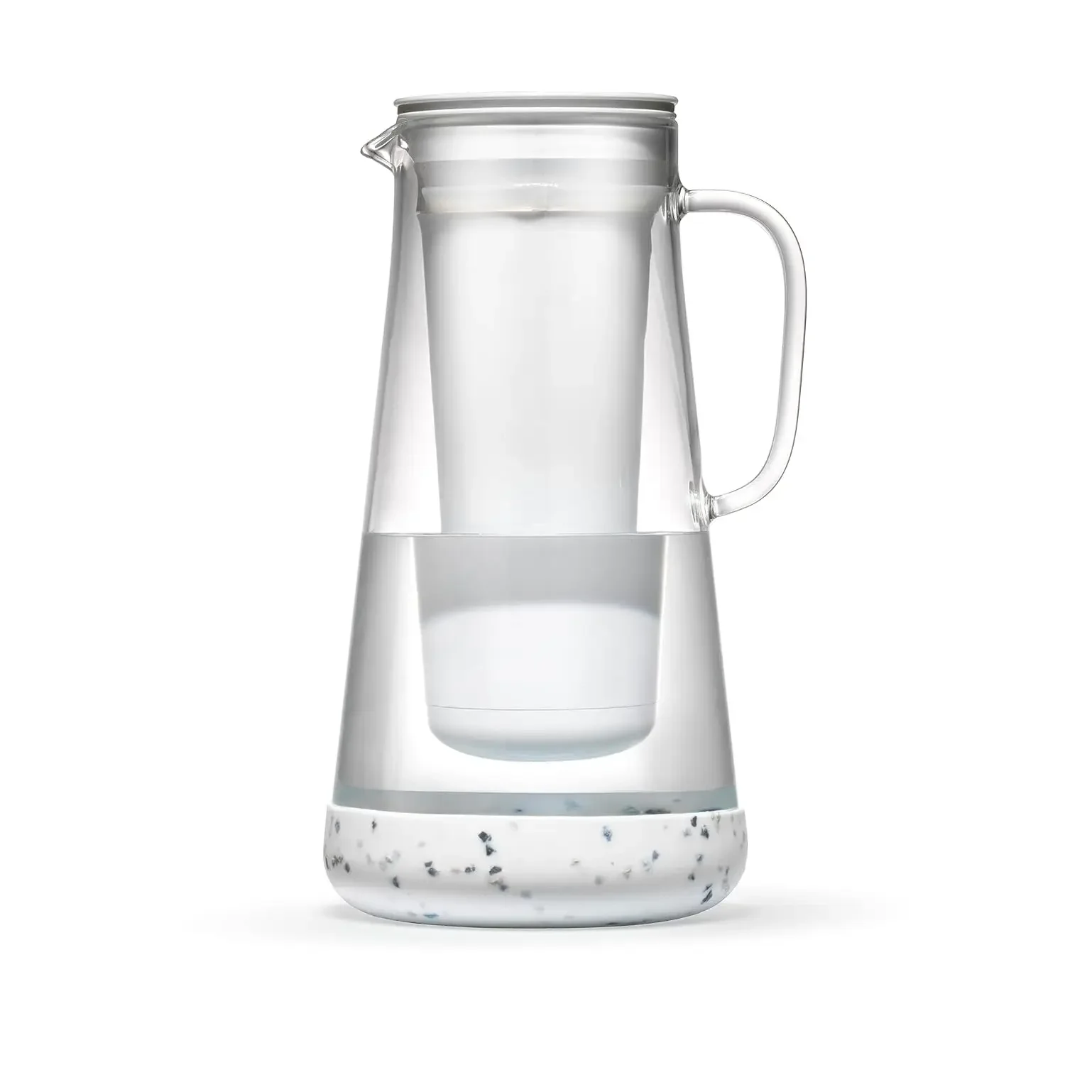 

Home Pitcher Glass and Silicone Base 7 Cup Terrazzo