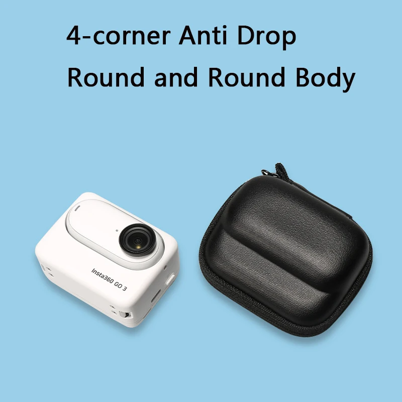 Saco De Armazenamento Portátil para Insta360 Go 3 GO 3S, Mini Body Bag, Proteção Da Câmera De Ação, Acessórios