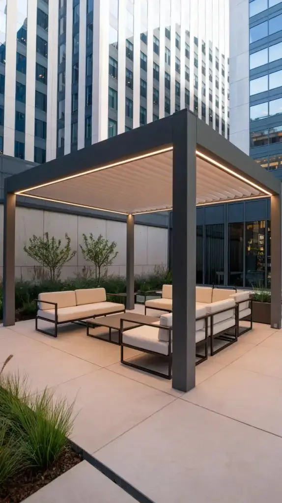 

Outdoor Gazebo Garden Pergola Aluminum Outdoor Luxury Metal Roof for Garden Gazebos Heavy Duty Aluminum Gazebos Patio Pavilion