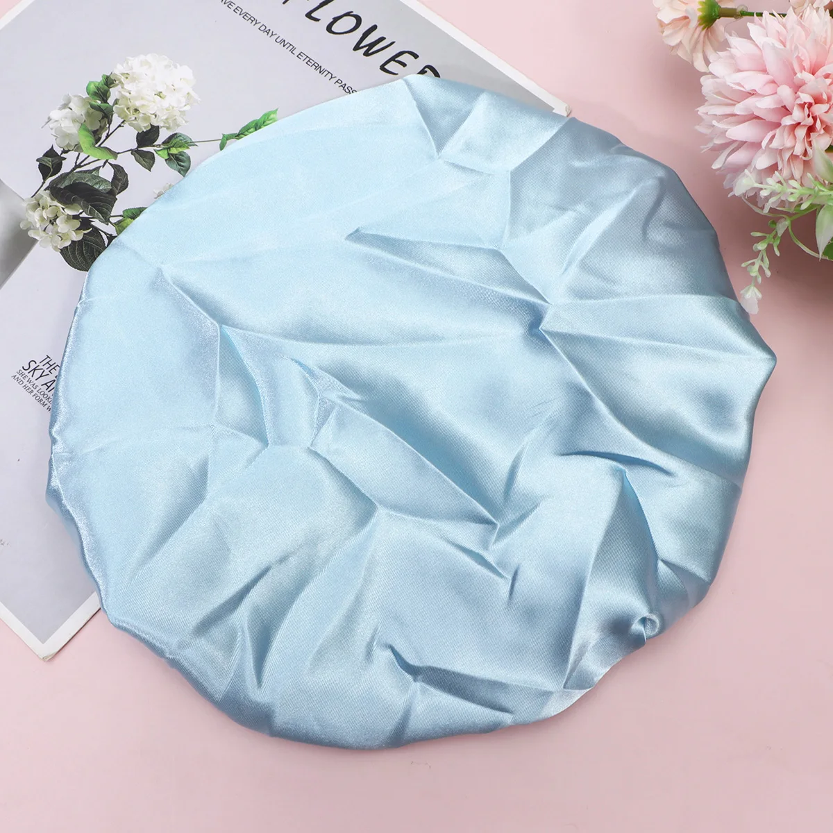 

's Round Hat Shower Cap for Elastic Household Bathing Sleepig Sleeping Newborn