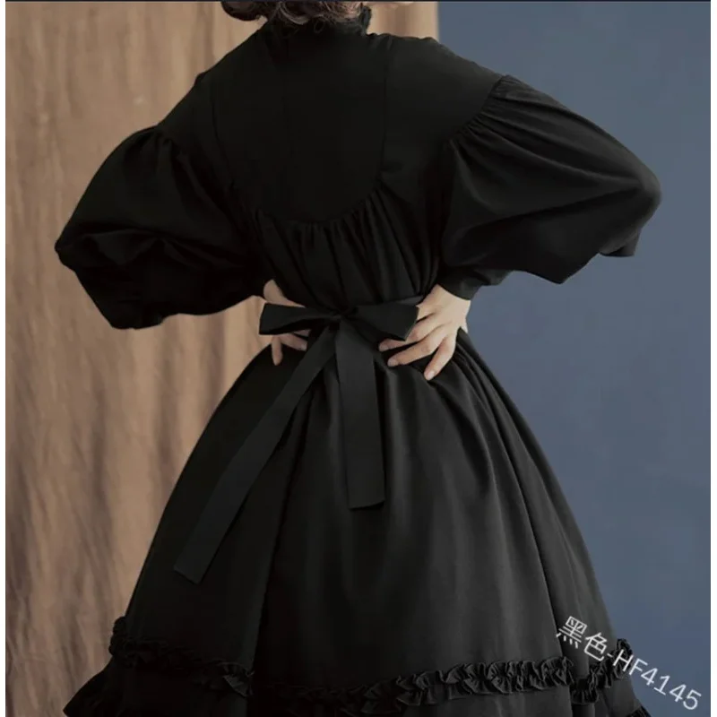 ゴシックスーツ日本ソフトロリータ-dlack-綿女性プリンセスドレスガールハロウィンコスチュームコスプレ服