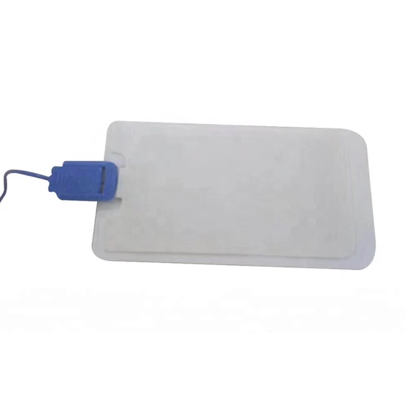 

Disposable Double Zone Diathermy Negative Grounding Cautery Electrosurgical ESU Patient Plate With Cable