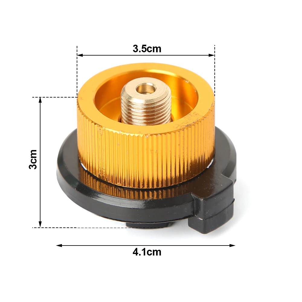 في الهواء الطلق موقد للتخييم خزان الغاز محول موقد غاز حديدي تحويل رئيس نزهة موقد البروبان عبوة محول محول لوازم التخييم #5