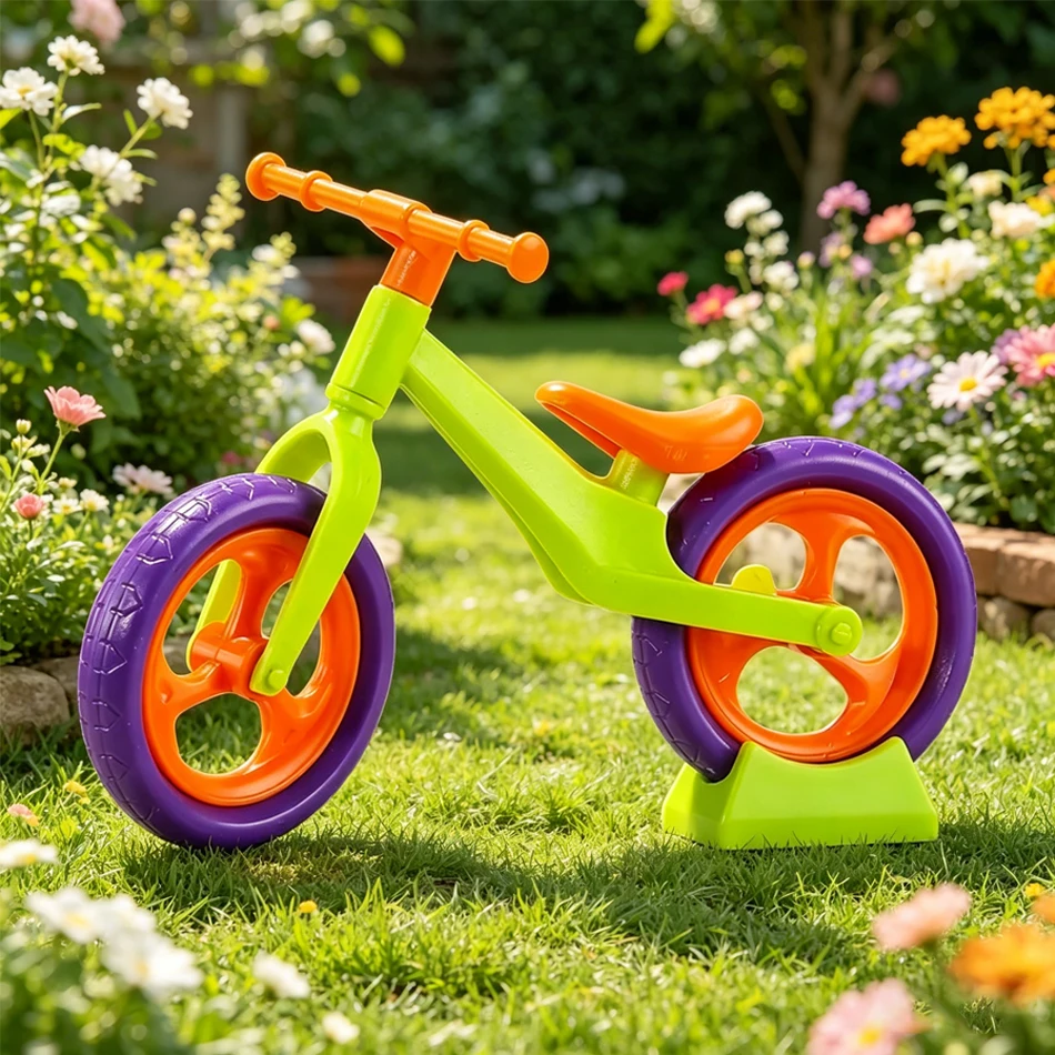 

DIY children's mini assembled balanced bicycle model toy puzzle stress reducing simulation bicycle ornament small gift wholesale