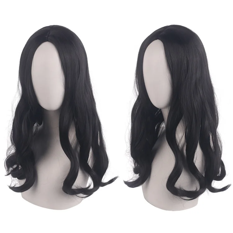 

Tokyo Revengers: Kiyoshi Minato Black Middle-parted Slightly Curly Medium-length Hair Men's High-temperature Silk