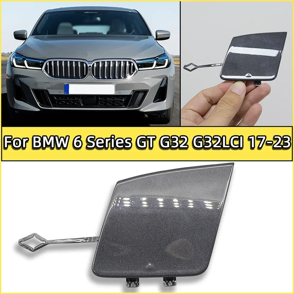 

Bumper Tow Hook Cover Cap Hauling Trailer Shell For Bmw 6 GT Gran Turismo G32 G32 LCI 2017 2018 2019 2020 2021 2022 2023