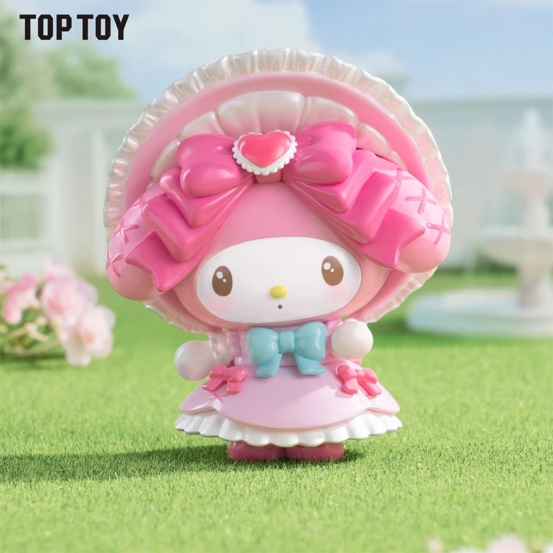 Authentic Sanrio Family gorgeous Fairy Tale Series Blind Box Cute Kuromi Desktop Ornaments Collectible Figures Birthday Gifts