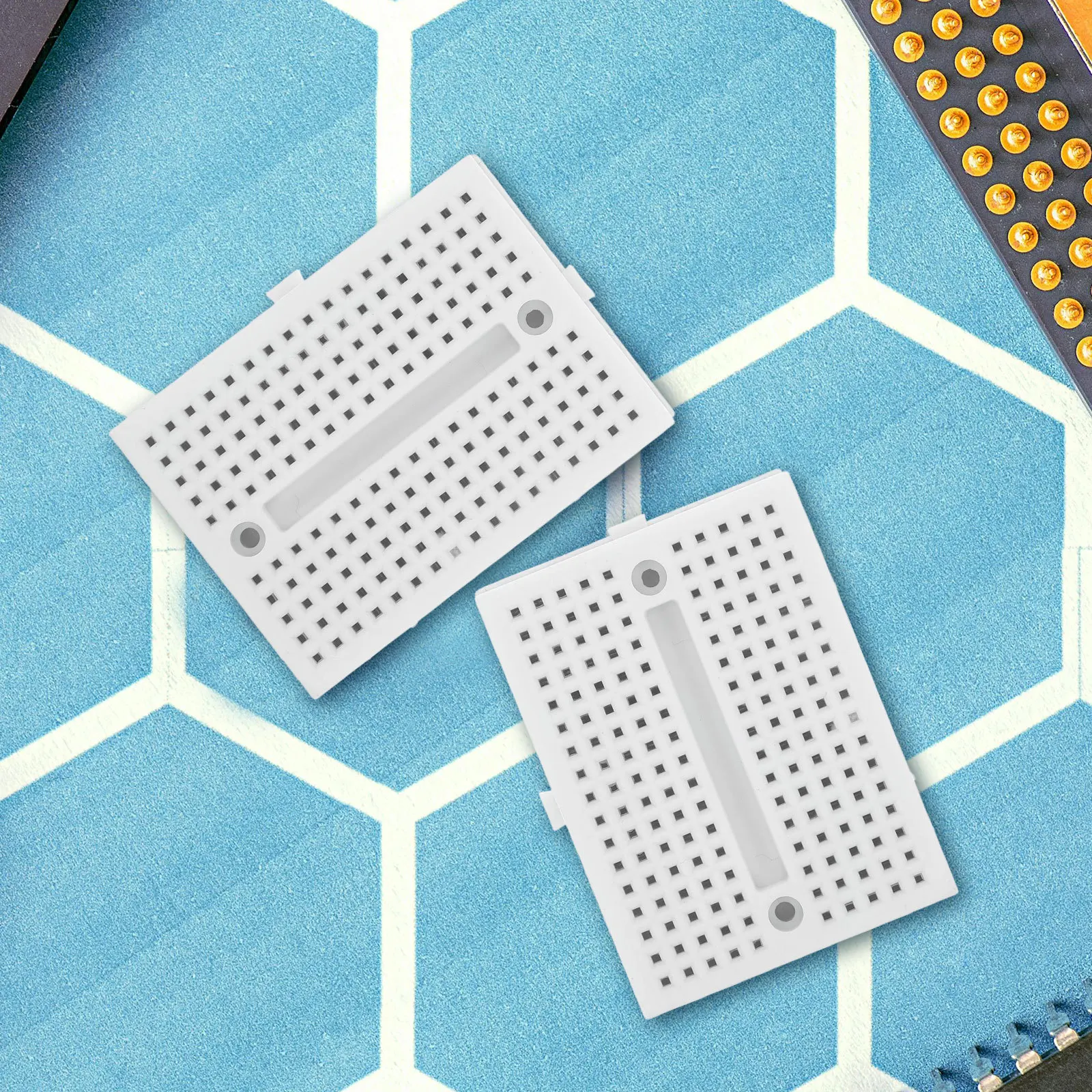 

Набор из 6 мини-плат для экспериментов, без пайки, прочный АБС-пластик, для прототипирования электронных схем, макетная плата