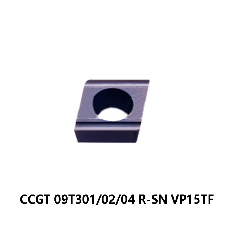 100% asli CCGT CCGT03S102 VP15TF CCGT04T004L-F 10 buah sisipan CCGT09T301R-SN karbida CNC Inserts