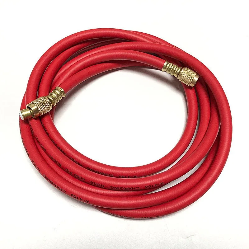 Air conditioner fluoride pipe 3 meters lengthened 5 meters high pressure resistant hose R410 vacuum pressure refrigerant snow