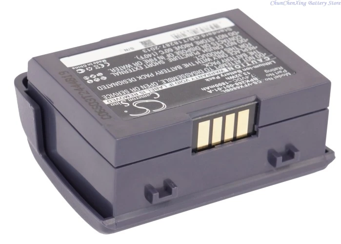 بطارية طرفية للدفع 7.4 فولت 1800 مللي أمبير في الساعة BPK268-001-01-A لآلة بطاقة الائتمان اللاسلكية VeriFone vx680، محطة لاسلكية VX680 #6