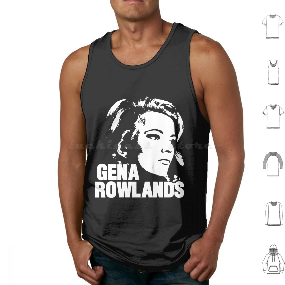 Gena Rowlands Actress Designs Tank Tops Print Cotton Gena Rowlands John Cassavetes A Woman Under The Influence Film Peter