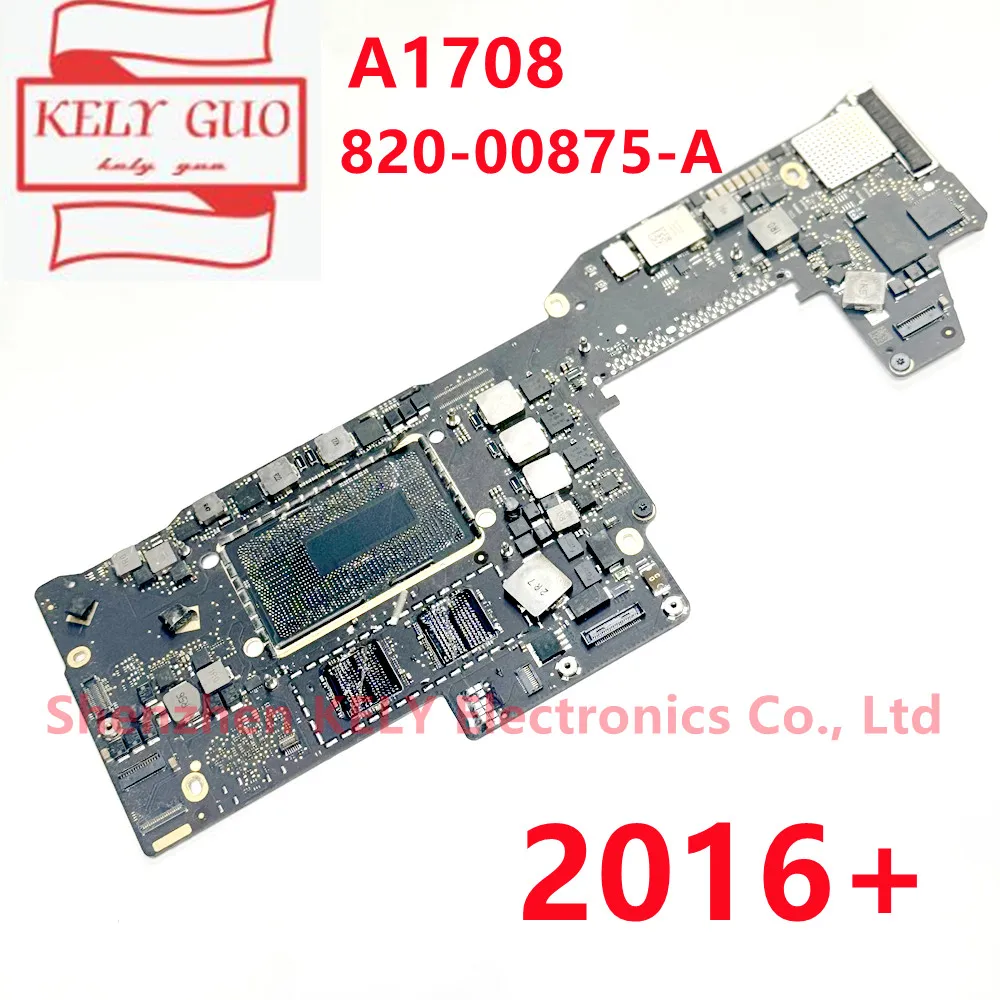2016 rok 820-00840-01 820-00840 820-00875-A 820-00875 Uszkodzona płyta główna do naprawy Macbook Pro A1708 — zdjęcie 3