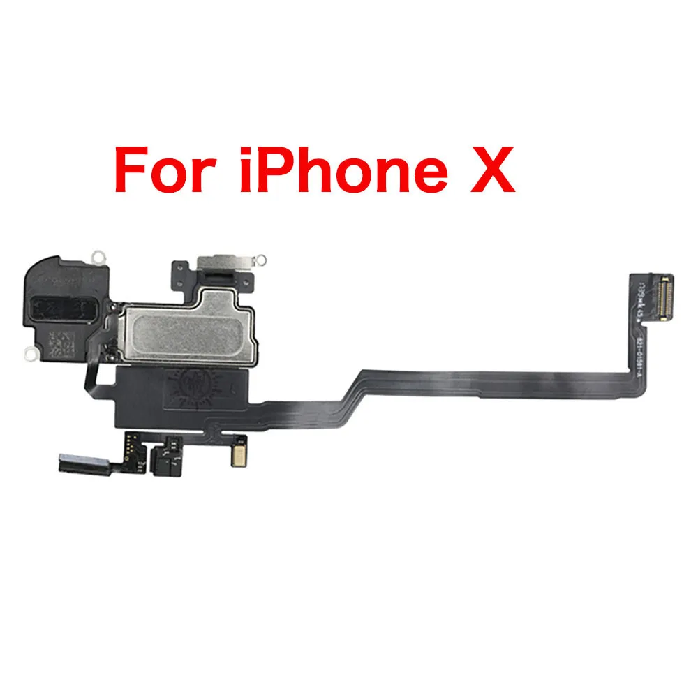 Earpiece For iPhone X XR XS Max Ear Speaker Top Sound With Light Sensor Flex Cable Repair Replacement