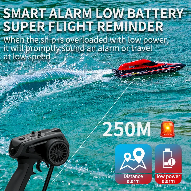Brushless Rc Remote Control Boat Tx766 Water Speedboat Toy Can Be Launched Boy Simulation Electric Toy Boat For Model Enthusiast