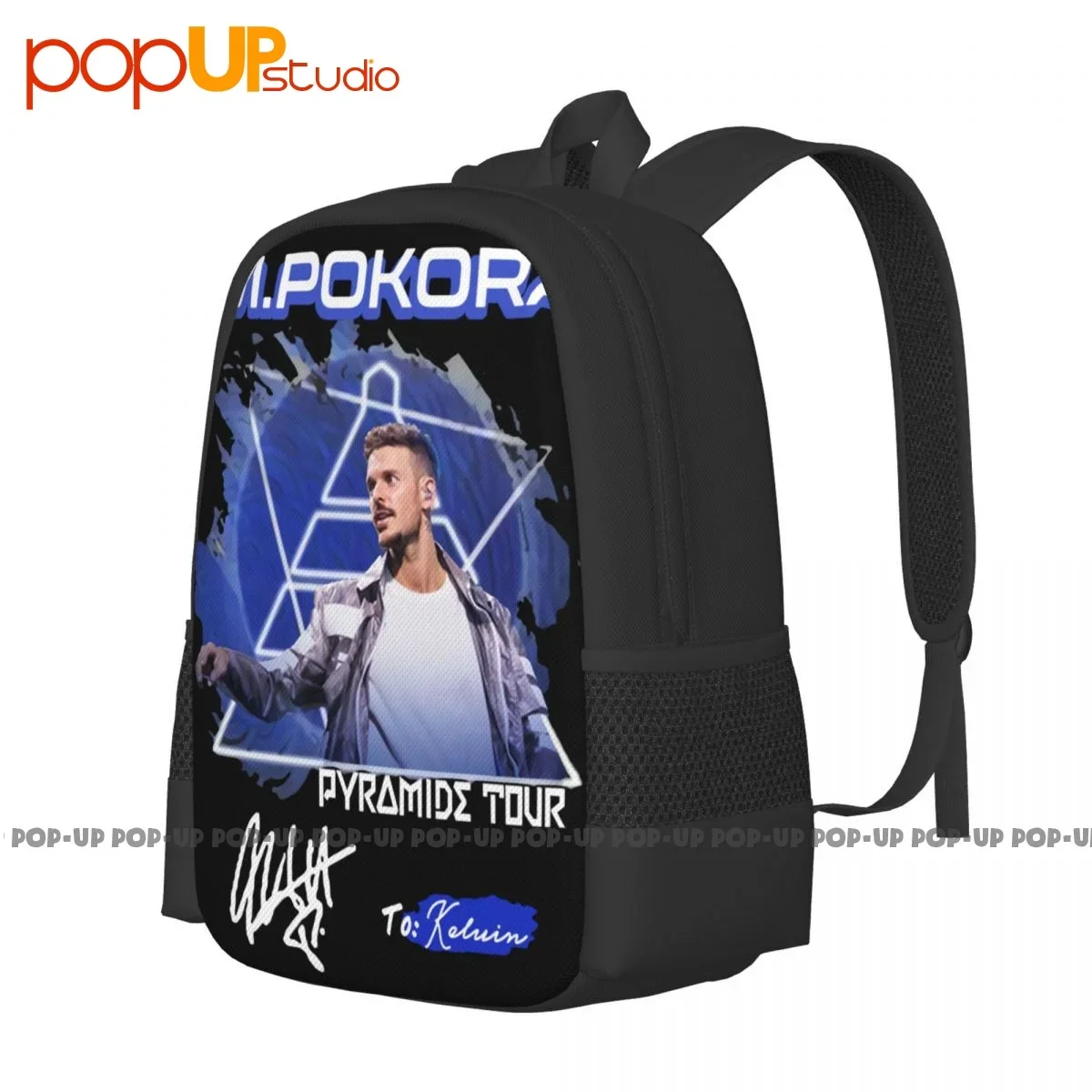 M.Pokora Pyramide Tour Signature Backpack Large Capacity Newest Foldable Personalised Riding Backpack