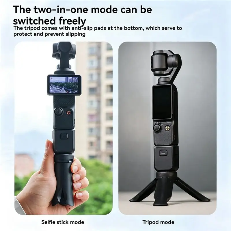 DTB7 Portable Mini Tripod for X6 / for DJI Pocket 4 Pro, Universal Desktop Tripod Stand, Compact Lightweight for Vlogging, Live