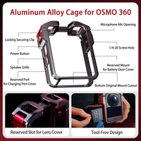llano For DJI Osmo 360 Aluminum Alloy Protective Metal Cage