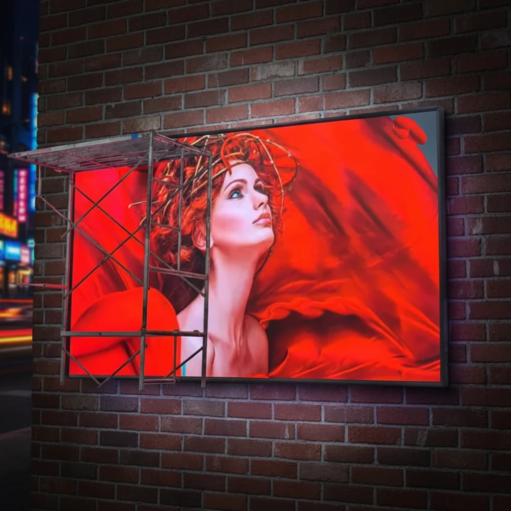 Intelligent Outdoor Flexible Module Pantalla Fantasy Color LED Digital Display  Screen for Creative Advertising Night Club.