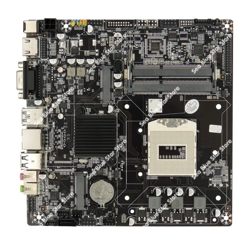 Industrial board New HM87 itx main board Fourth generation notebook 946-pin CPU all-in-one computer HTPC chassis, unique display - view 5