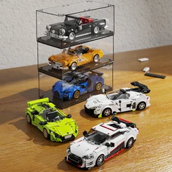 313PCS Building Blocks Sports Car Toy Model Educational Toys Compatible Others Bricks Sets With Transparent Display Box Gifts