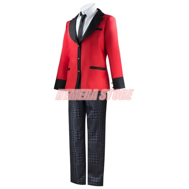 Anime Kakegurui Suzui Ryota Costume Cosplay uniformi scolastiche del giocatore d'azzardo forzato Ryota parrucche costumi Cosplay di Halloween per gli uomini