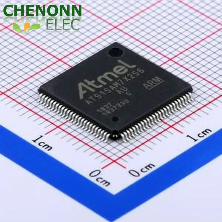 2PCS/LOT AT91SAM7X256C-AU (Microcontrollers)