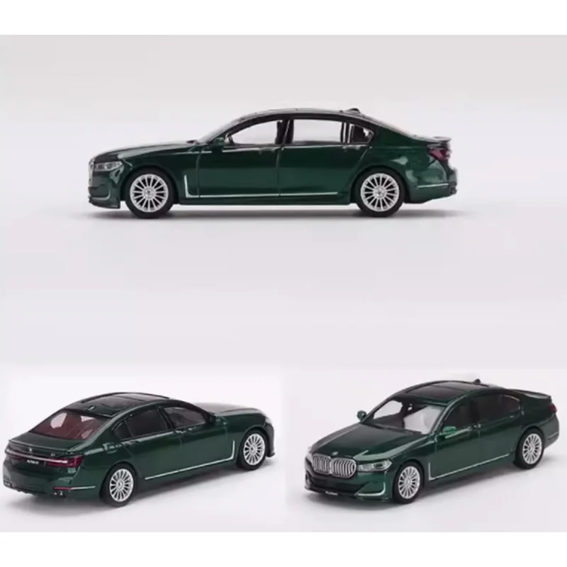 Diecast Original 1:64 Scale Alloy Static BMW Alpina 750Li Car Model Finished Product Simulation Toy Collection Decorative Gift