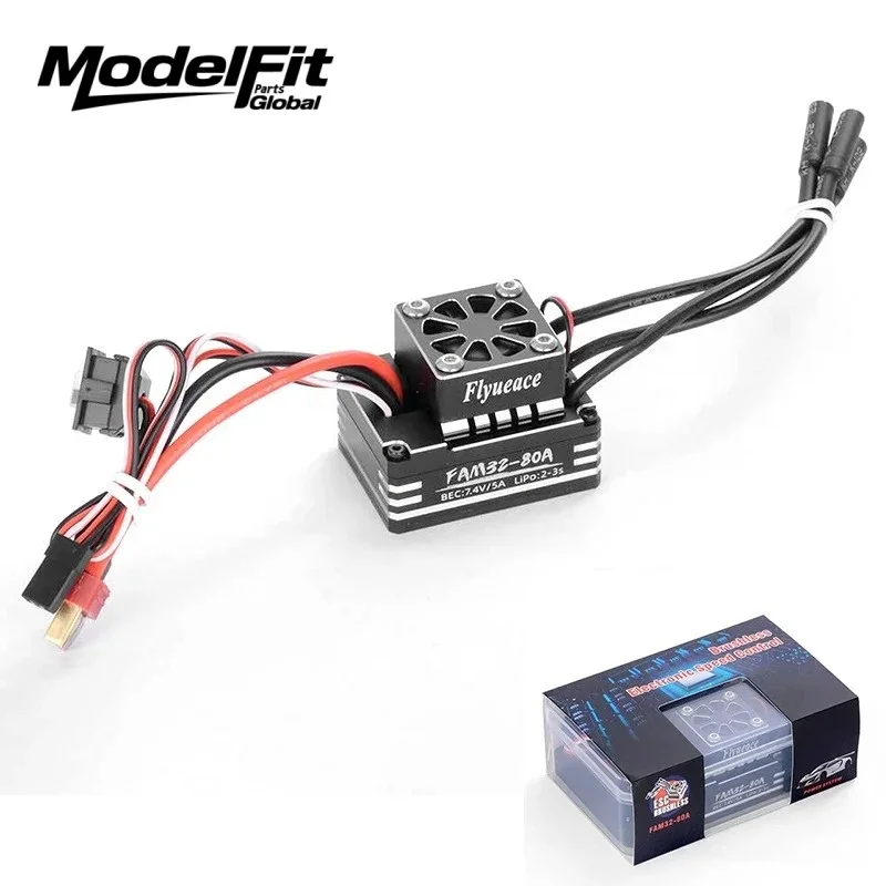 

Бесщеточный мотор с внешним ротором 80A ESC 3548 1200KV для модификации и улучшения радиоуправляемых краулеров 1/8 и 1/10
