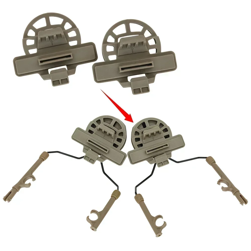 Taktische Kopfhörer Schiene Wendy 3,0/2,0/1,0 EXFIL LTP Headset Ständer Adapter Für Pelto COMTA I II III Taktische schießen Kopfhörer