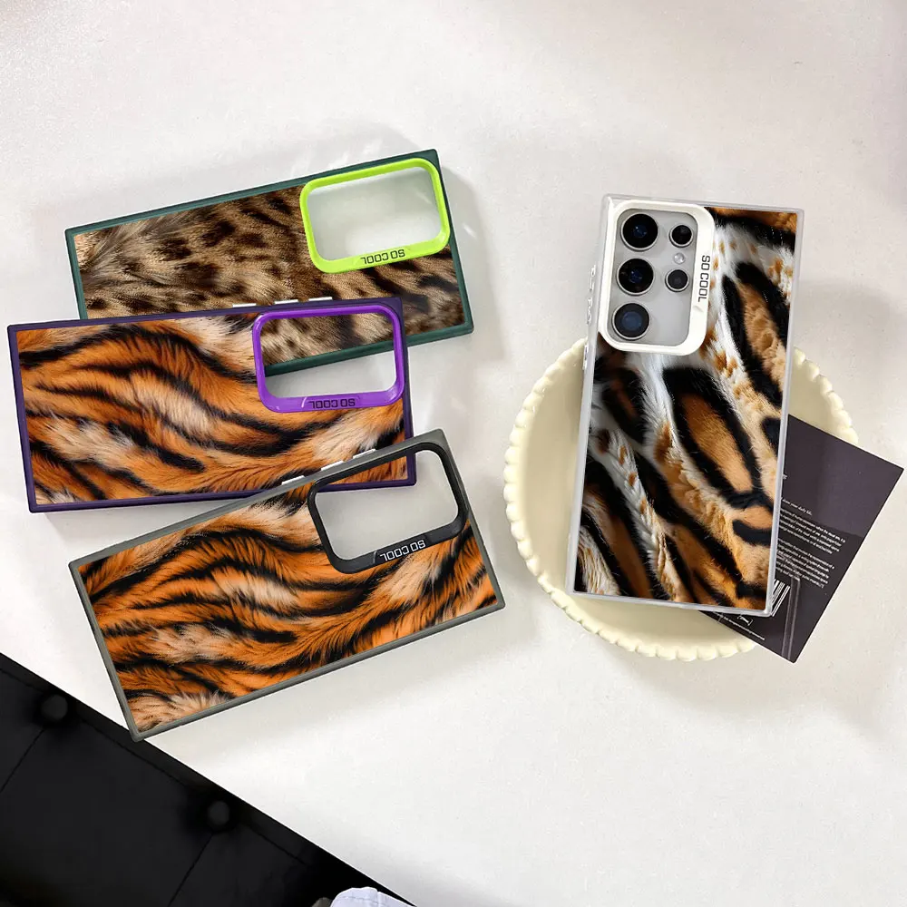 Wild Ocelot Pattern Leopard Print Case for Samsung Galaxy Note 20 Ultra 5G Shockproof Phone Cover M11 M12 J5 J7 Prime F42 F41