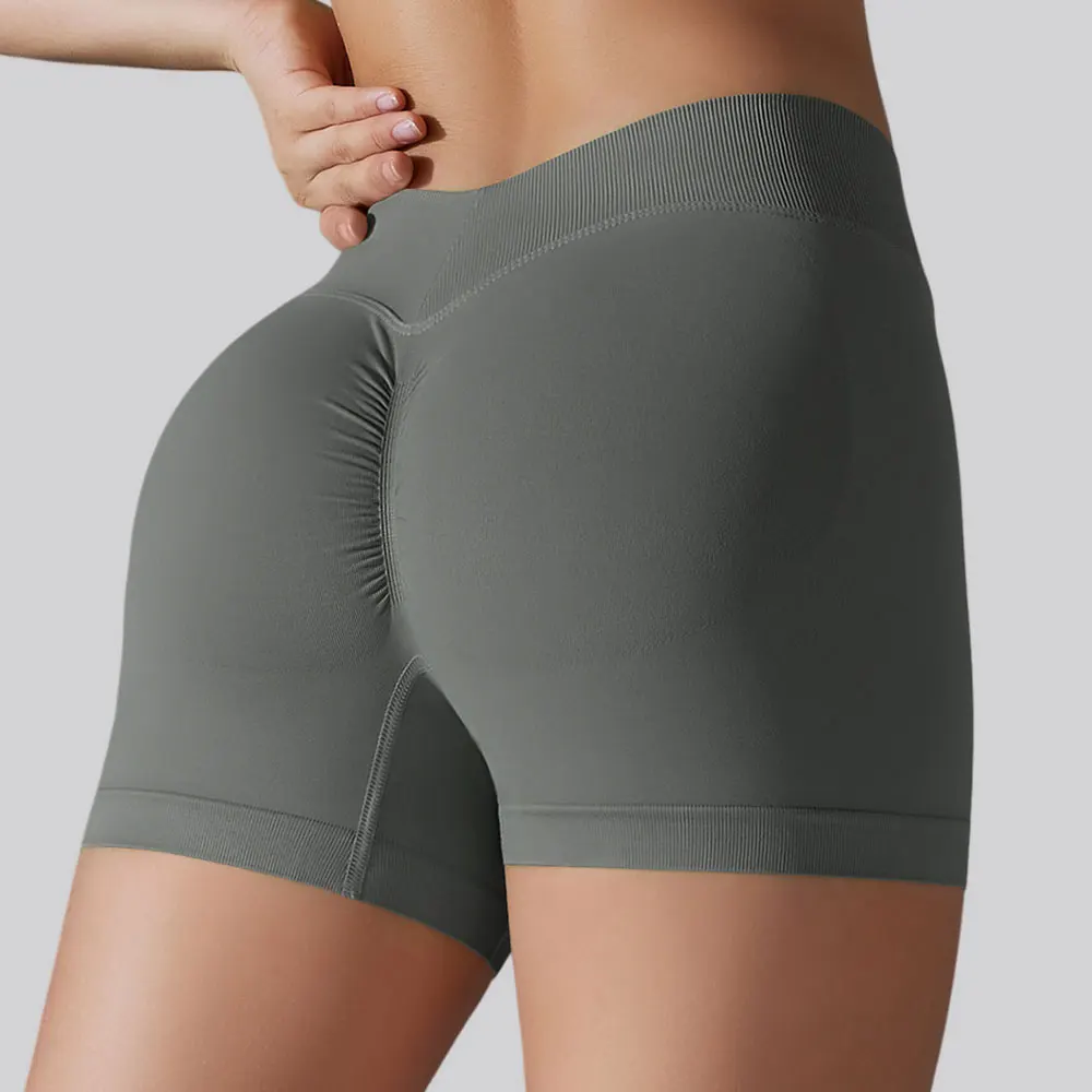 

Seamless Sports Shorts Women High Waist Scrunch Shorts Fitness Yoga Lift Butt Fitness Running Workout Push Up Gym Shorts Female