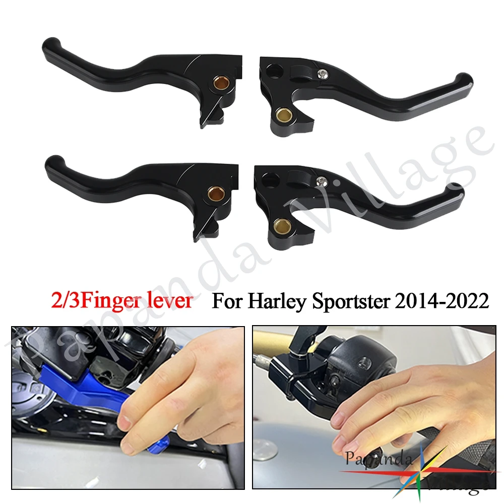 

5-цветный руль, рычаг сцепления, мотоциклетный тормозной рычаг сцепления для Harley Sportster Low/SuperLow XL883L Roadster XL883R XL1200CX