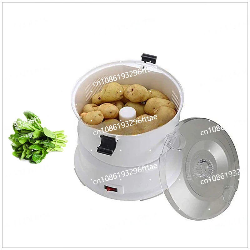 

110V/220V Small Electric Potato Peeler Home Automatic Potato Peeling Machine Vegetables Salad Rotating Dehydrator