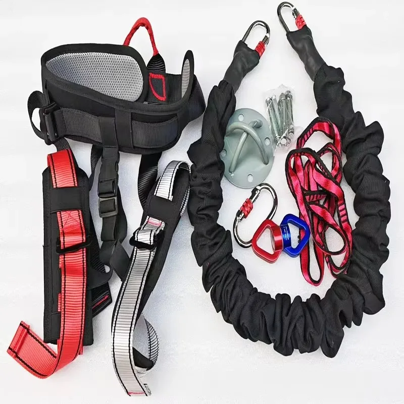 Bungee Dance Safety Climbing Harness Workout Fitness Aerial Anti-gravity Yoga Harness Resistance Band Home Gym Equipment
