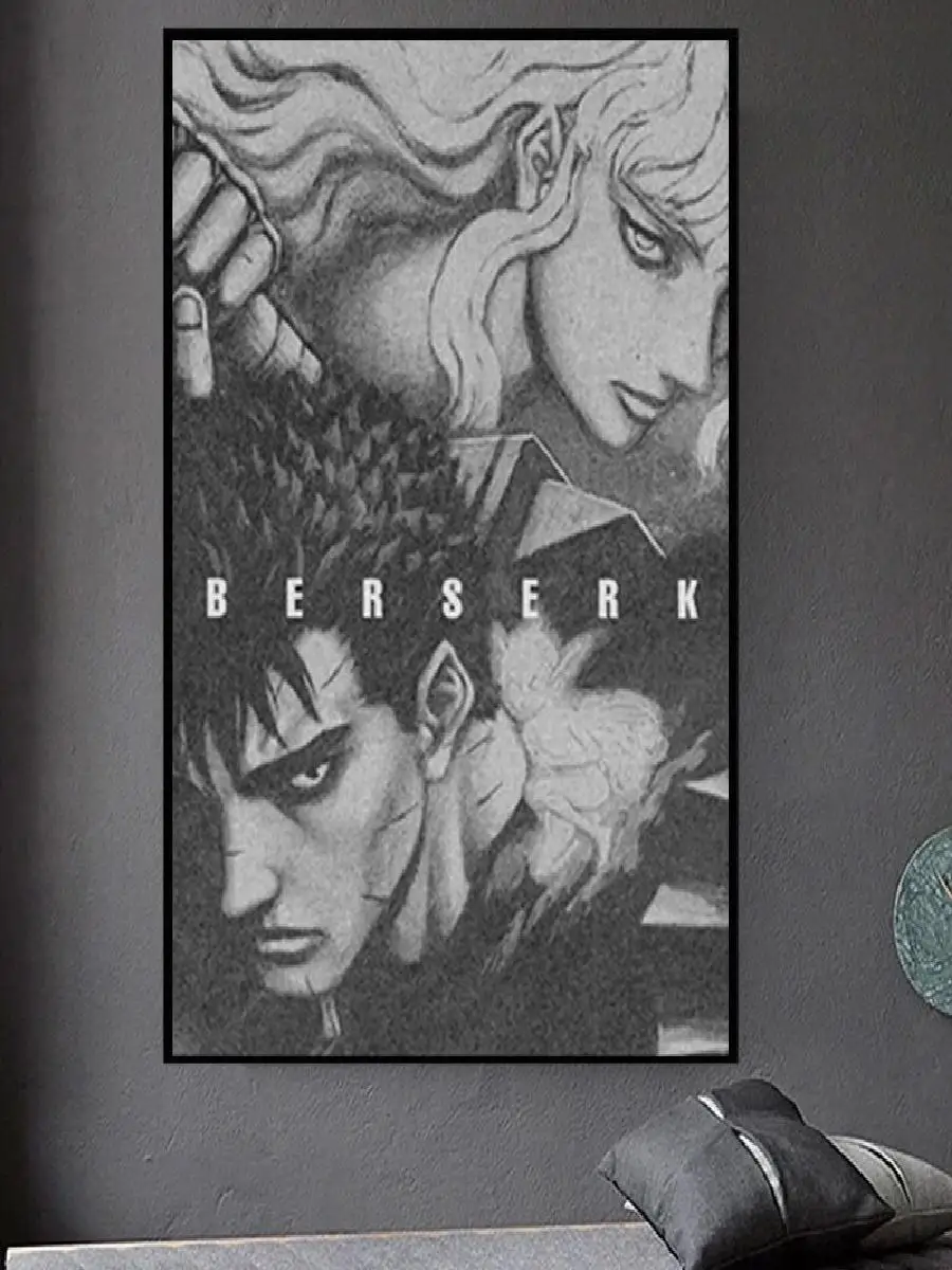 Japanese Anime Berserk Canvas Wall Art  Manga Poster Print for Living Room Bedroom Home Decor  Unique Cartoon Cuadros