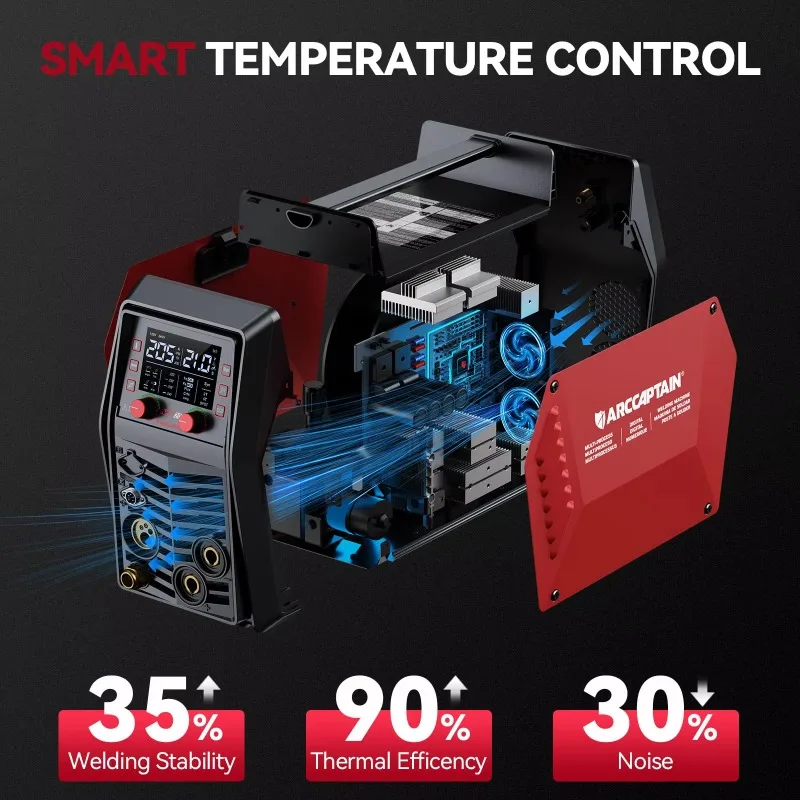 MIG205 Pro Wholesale Prices 205A 6-in-1 MIG Welder 120V/240V Welding Machine