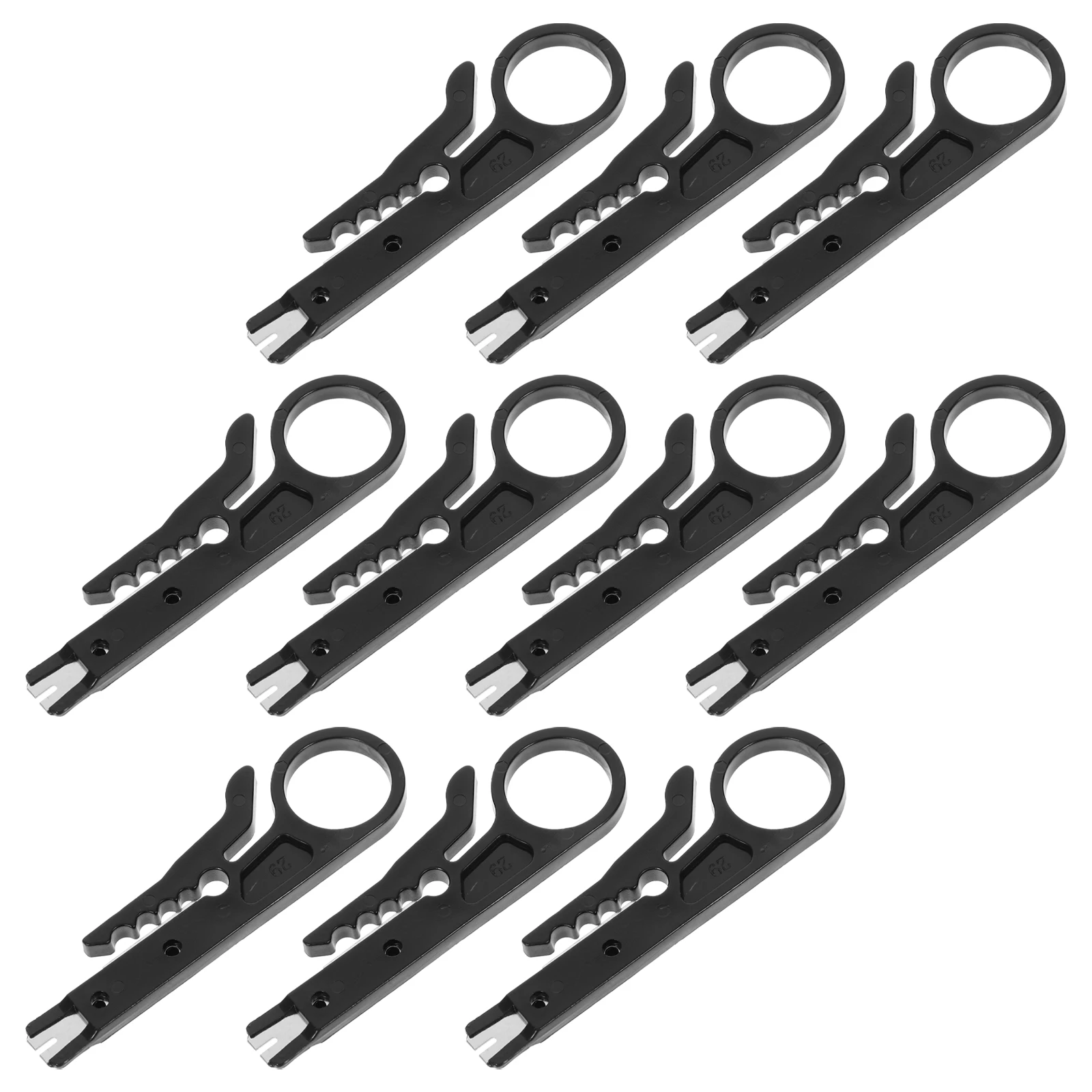 

10pcs Mini Wire Strippers Cable Stripper Tool Dual Purpose Blue Electrical Wire Cutters Tools for Electrician