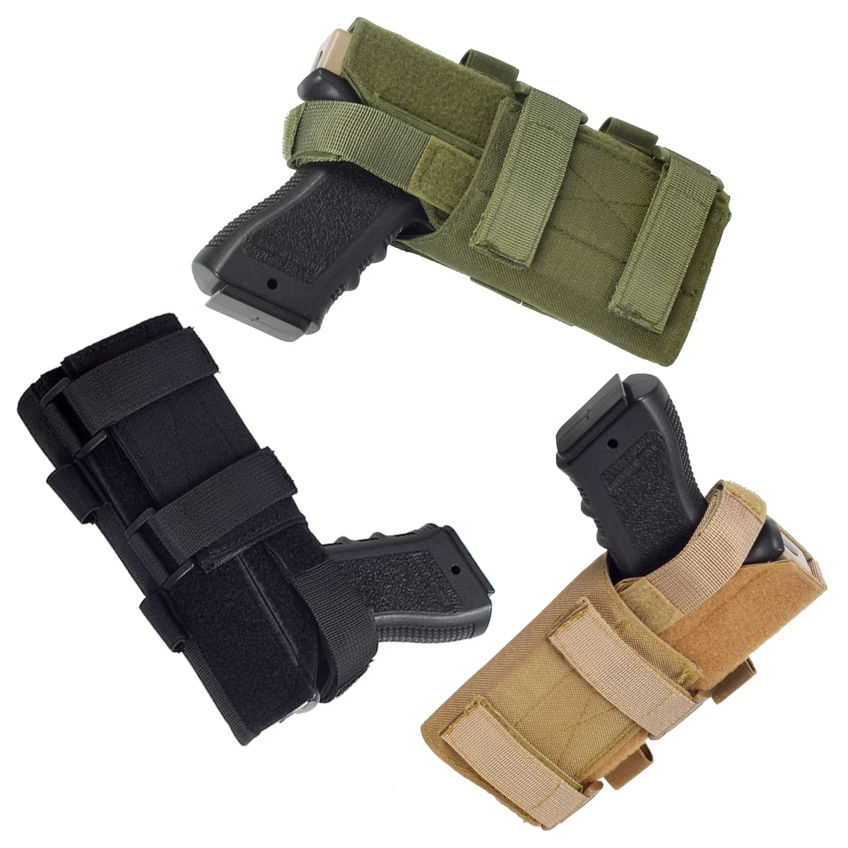 

Tactical Gun Holster Molle Modular Belt Pistol Holsters For Right Handed Shooters M9 1911 Glock 17 19 22 23 31 32 34 35