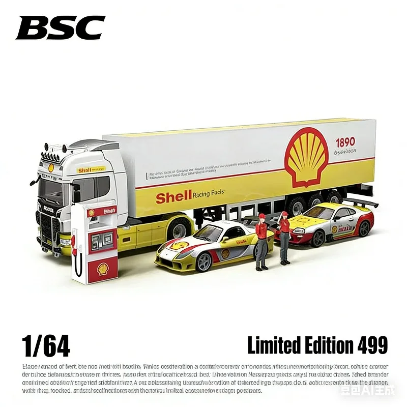 

Набор моделей автомобилей BSC 1:64: Mazda RX7, Toyota Supra A80, Scania Transporter. Игрушки для мальчиков, коллекционные декоративные предметы для взрослых.
