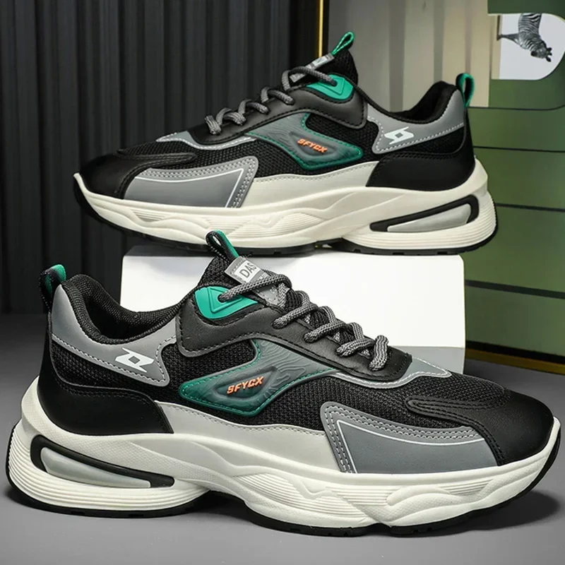 2025 Men's Must-Haves! Breathable Mesh Walking Shoes - Ideal for outdoor jogging and casual wear running shoes image 6