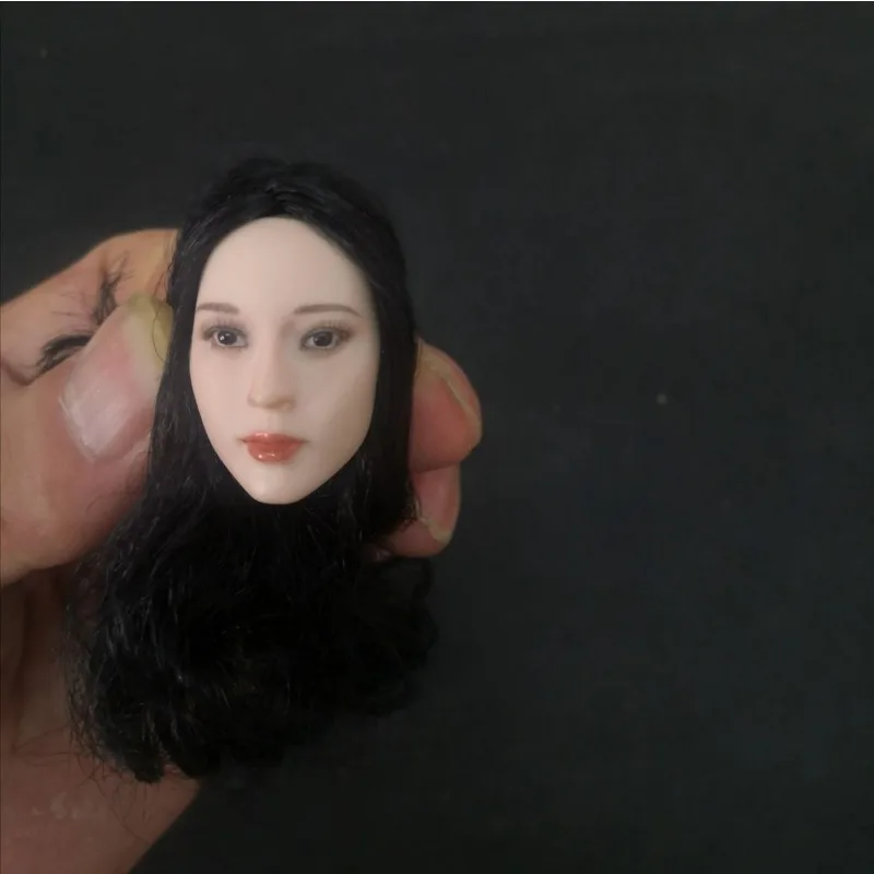 หัวแกะสลักแบบจำลองของวังซูเซียน นักแสดงภาพยนตร์ฮ่องกง ขนาด 1/6  แบบผมยาว สำหรับตัวฟิกเกอร์แอ็คชั่นขนาด 12 นิ้ว รุ่น Ph Body