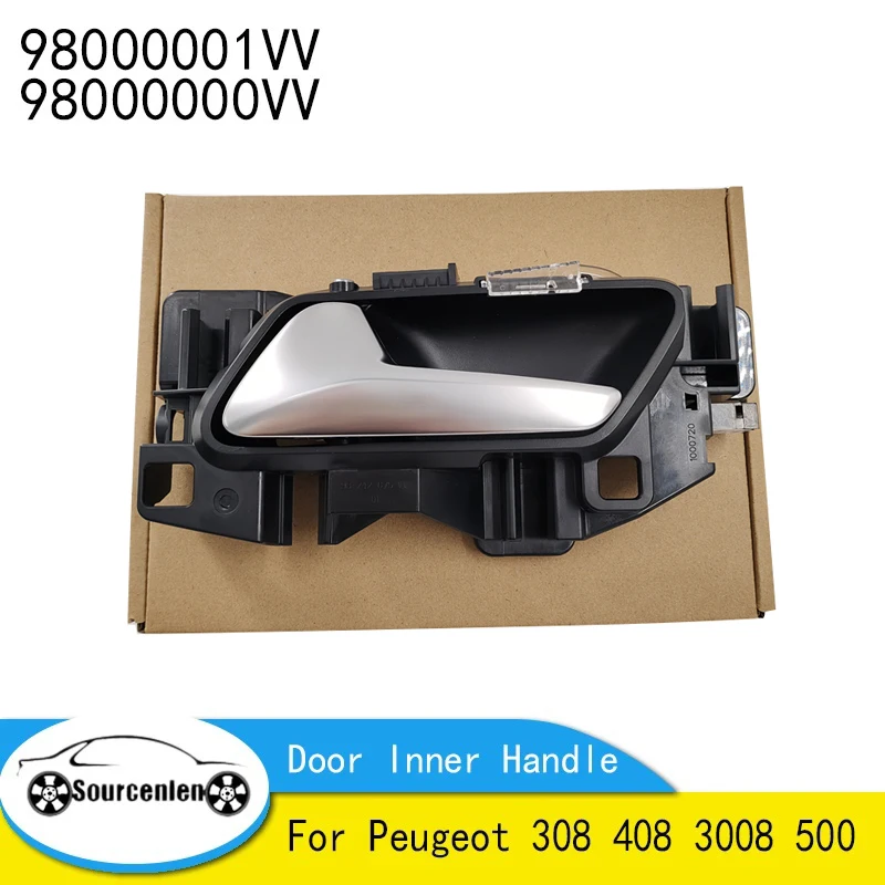 Original New Door Inner Handle 98000001VV 98000000VV For Peugeot 308 408 3008 5008 9806745577 9806745677 98242675VV