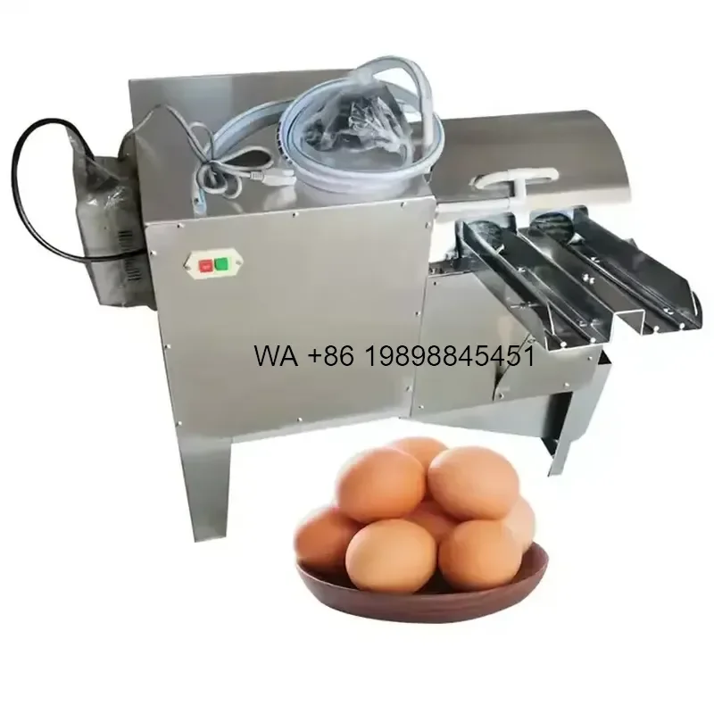 Wmwmnu for New Chicken Duck Goose Egg Washing 370W High Capacity 3600-4000 Eggs Hour Stainless Steel Egg Washer on