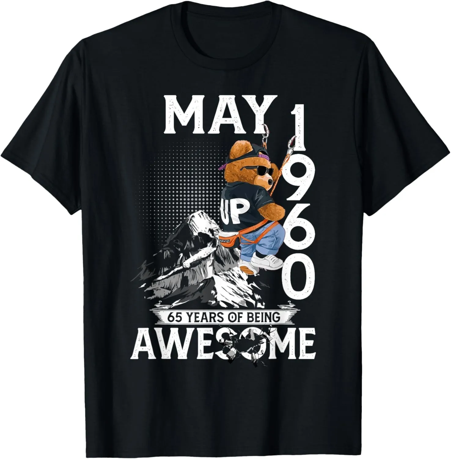 August 1960 Year 1960 Retro 1960 Vintage Limited Edition T Shirt for Man Printed T-shirt Mens Clothing Ropa Hombre