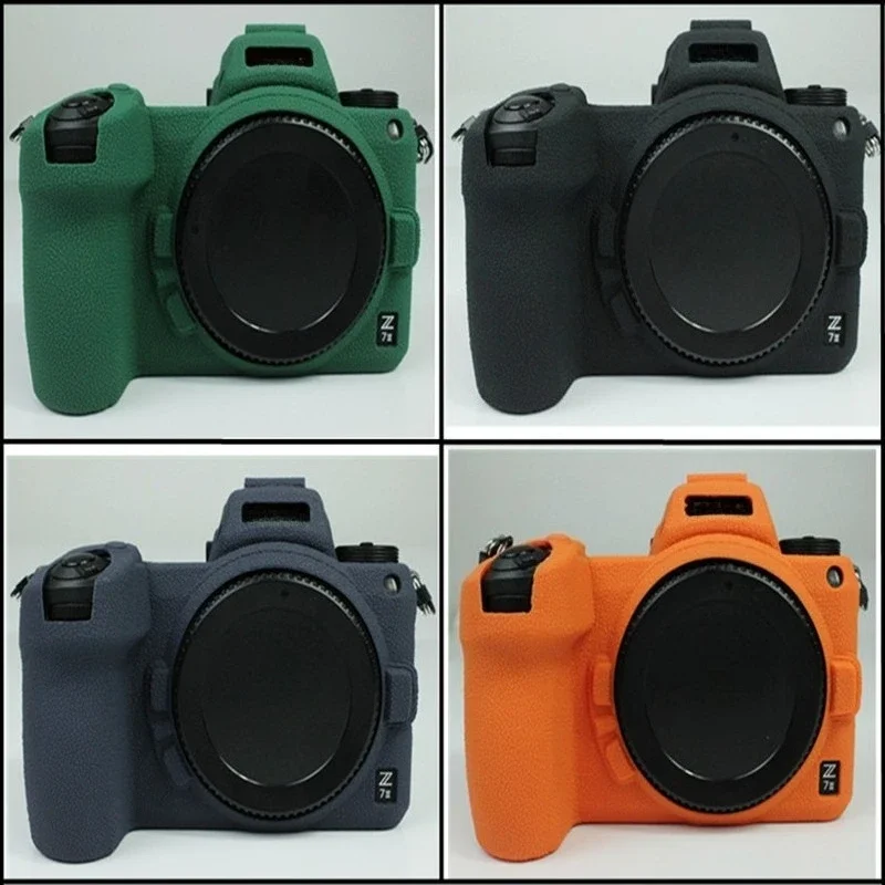 Silicone Protective Case For Nikon z6ii z7ii camera bag body silicone cover Z72 camera case + Hot Shoe Cover
